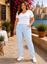 Immagine di STRETCH TROUSER WITH ELASTIC WAIST - COTTON